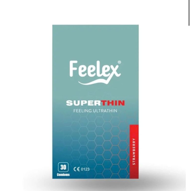 Feelex Superthin 2 Cái ( Siêu mỏng hương dâu)